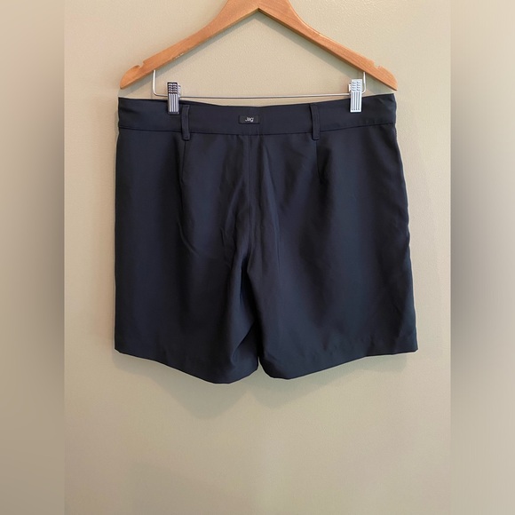 Jag: Black Shorts with Roll Tab - Picture 9 of 17